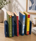 Sculptural Book Holder, Modern Desk Shelf, Japandi Decor, PLA Book Organizer