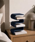 Sculptural Book Holder, 3D Printed PLA, Modern Japandi Decor, Desk Organizer