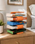 Wave Book Holder & Bookstand, Modern Desk Organizer, Book Lover Gift, 3D Printed