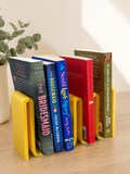 Wave Book Holder, Modern 3D Printed Desk Organizer