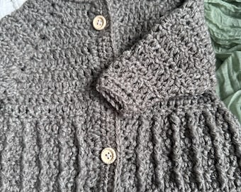 Cárdigan básico - 0-6 meses