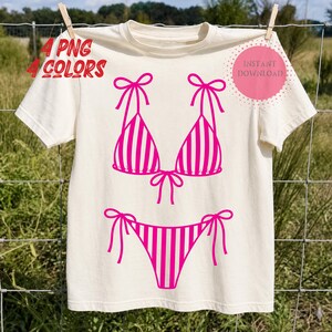Pool party swimsuit PNG digital download