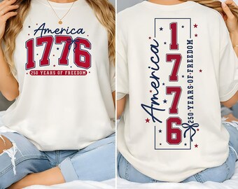 Estados Unidos 250 PNG, Diseño Patriótico Universitario 1776, Gráfico para Camiseta del 4 de Julio de 2026, Descarga de Sublimación de Estados Unidos 250 Años de Libertad