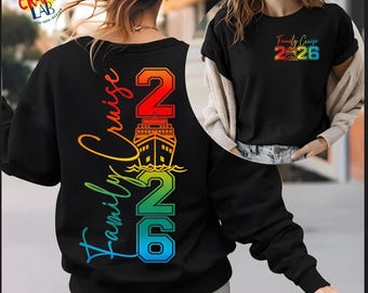 Family Cruise 2026 PNG, Matching Family Vacation Shirt Design, Cruise Ship Graphic, Summer Travel Sublimation Digital Download