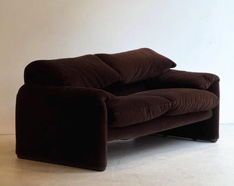 Maralounga lounge chair S Dark brown mohair