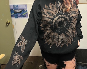 bleached sweatshirt ideas
