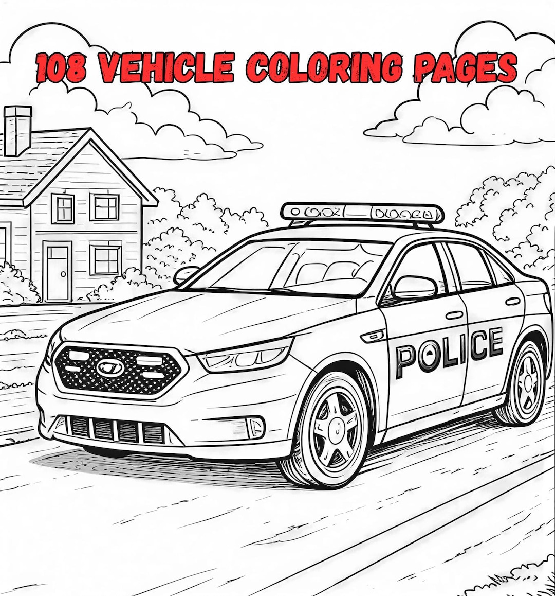 100+ Vehicle Coloring Pages for Kids | Cars, Trucks, Transportation ...