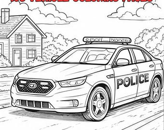100+ Vehicle Coloring Pages for Kids | Cars, Trucks, Transportation (PDF Download)