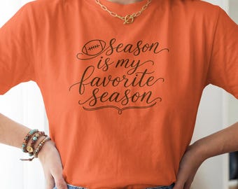 Football Season Favorite Shirt, Game Day Football Mom Tee