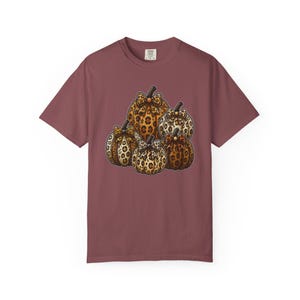 Leopard Pumpkins Comfort Colors T-Shirt | Fall Pumpkin Graphic Tee | Cute Fall Pumpkin Shirt | Cozy Cottagecore Harvest Season Tee image 11