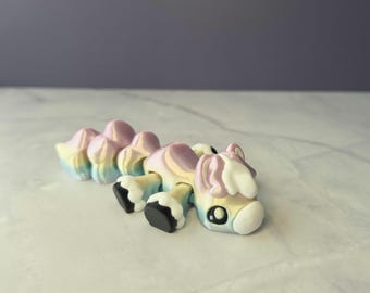 3D Printed Pony Articulated Animal | Flexi Fidget Toy | Creature | Sensory Toy |