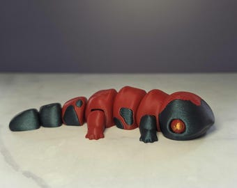 3D Printed Salamander Articulated Lizard Reptile | Flexi Fidget Toy | Amphibian Creature | Sensory Toy |