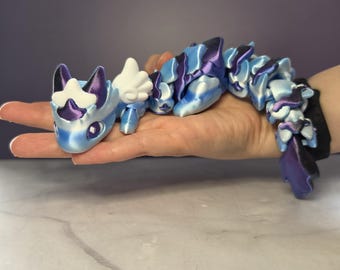 3D Printed Dragon Articulated Animal | Flexi Fidget Toy | Creature | Sensory Toy |