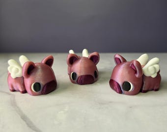 3D Printed  Articulated Flying Pig Animal | Flexi Fidget Toy | Creature | Sensory Toy |