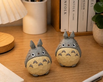 Figura de foca de madera tallada a mano: decoración original para amantes de los animales. Dos estilos disponibles.