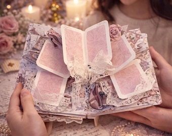 Álbum de recuerdos desplegable 3D personalizado, álbum de recuerdos de aniversario personalizado