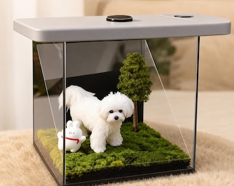 Pantalla de proyección holográfica personalizada para mascotas: recuerdo 3D personalizado de tu mascota.