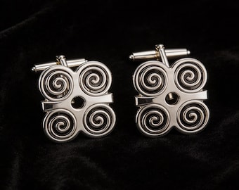 ドウェニンメン カフリンクス | 雄羊の角のアディンクラシンボル、強さのジュエリー