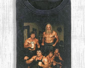 Gym Vintage T-Shirt, Movies Tee, The Lord of the Rigs Graphic Tees,  Meme Cute