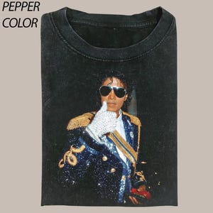 Michael Jackson 90s Retro Shirt, Music Tees, King of Pop Vintage 90's T-Shirt, Vintage Graphic Tee Womenswear Top