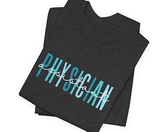 Chemise pour adjoint au médecin | t-shirt médical minimaliste | Cadeau étudiant PA