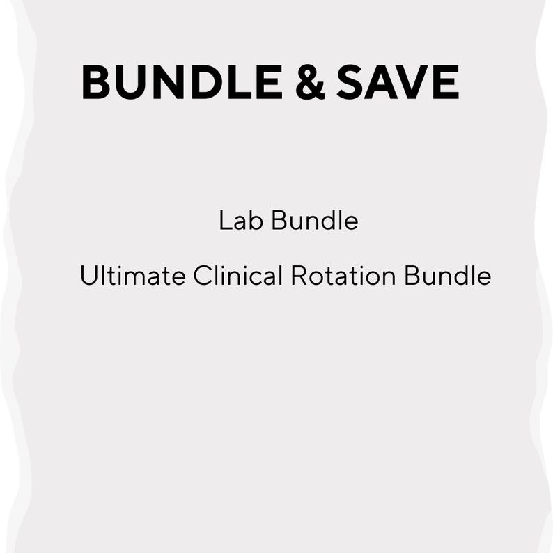 Lab Values Quick Reference Sheet | Clinical Cheat Sheet | PA, NP, Nursing & Medical Students | Clinical Rotation (Printable Pdf) image 5