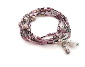 Pulsera envolvente de cuentas TOHO (cuentas de vidrio/pulsera elástica) / Envío gratis