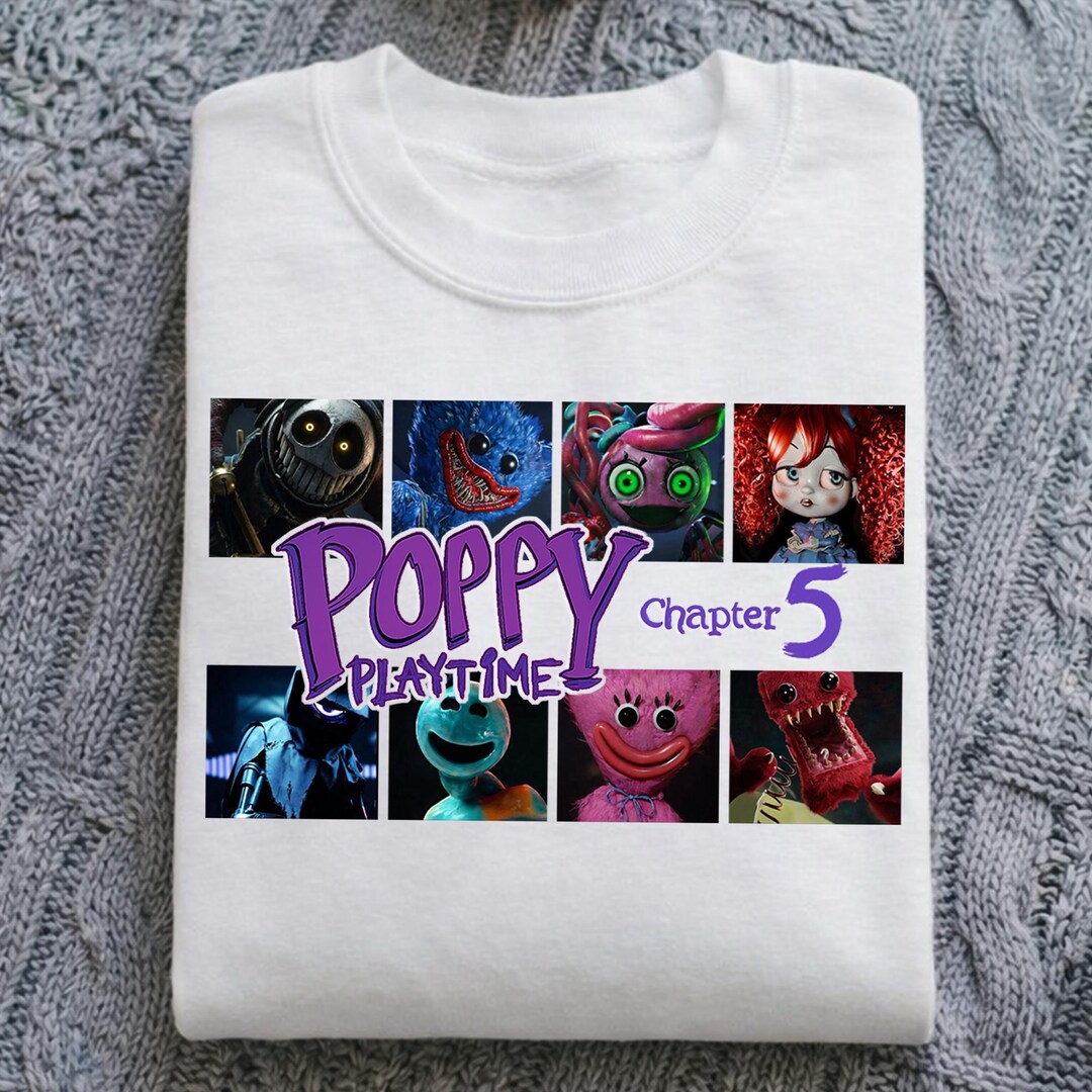 Poppy Playtime Chapter 5 All Characters PNG, Horror Game SVG, Creepy ...