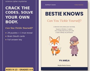 Brain STEM Science Cipher Puzzle Book for Kids 9-13, STEM Detective Mystery (PDF)