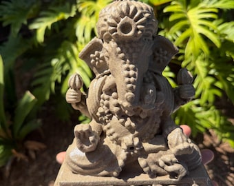 Ganesh Statue – Lord Ganesha Elephant Deity – Hindu Spiritual Decor – Prosperity, Wisdom & New Beginnings – 8 Inch Statue