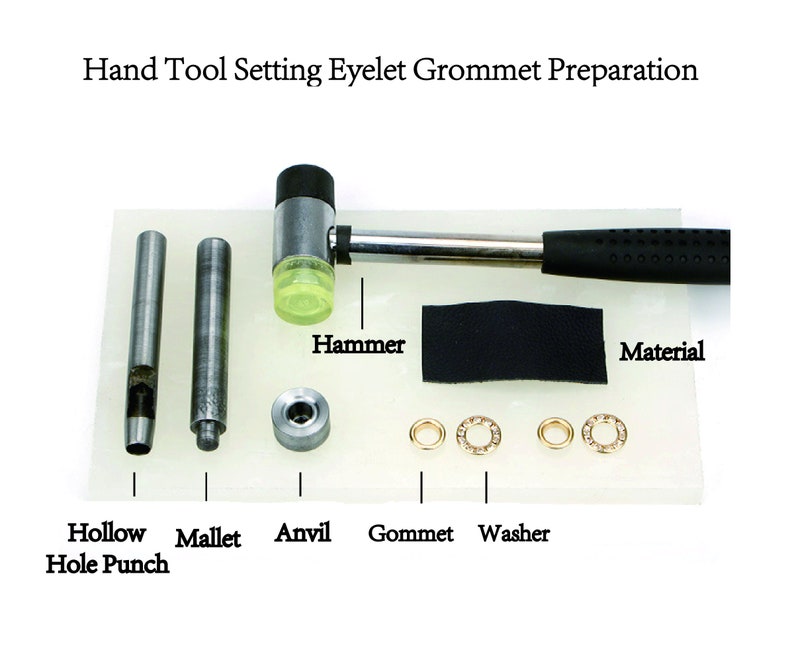Eyelet Grommets Setter Toolseyelet Grommet With Etsy