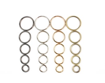 O Rings,Metal Loops,Round Circle Ring,Handbags hardware, handbag supply--10 Pieces/package