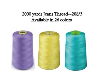 Jean Thread Orange / Gold 6000 Yards, Tex-80 