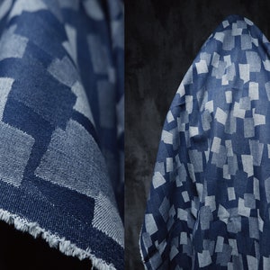 blue denim fabric, denim by the yard, fabric by the yard, creative fabric, unique fabric, clothing fabric, sewing fabric, washed denim