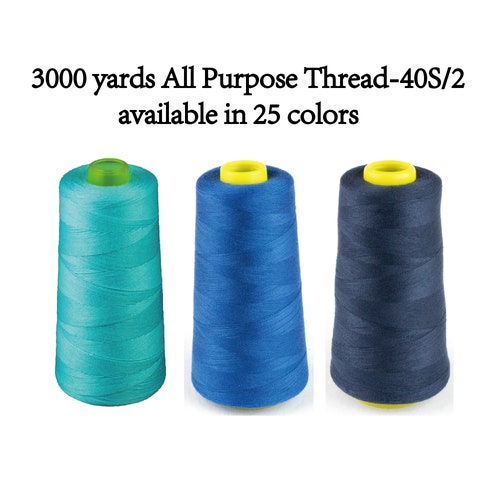3000 Yards All Purpose Threadsewing Machine Threadhand Etsy