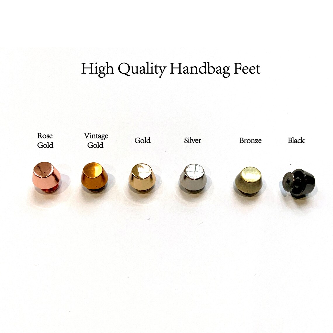 Handbag Feet Bag Feetscrew Back Rivet Studleather Craft Etsy