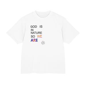 God Is in Nature tee | Weird Stuff graphic shirt
