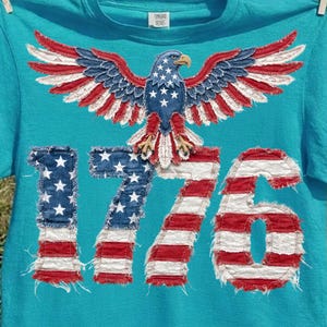 Faux Patchwork America 1776 Png, 4th of July Png, USA Png, Retro USA Flag Patchwork, America Png, Patriotic Png, USA Flag Png