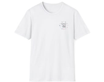 Koszulka z napisem „Moja grupa krwi to YAML” | Minimalistyczna koszulka z cytatem o kawie