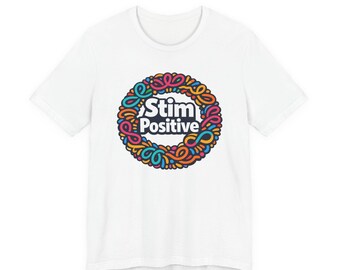 Koszulka Stim Positive, koszulka Neurodiversity, koszulka Autistic Pride, koszulka Sensory Friendly z akceptacją autyzmu
