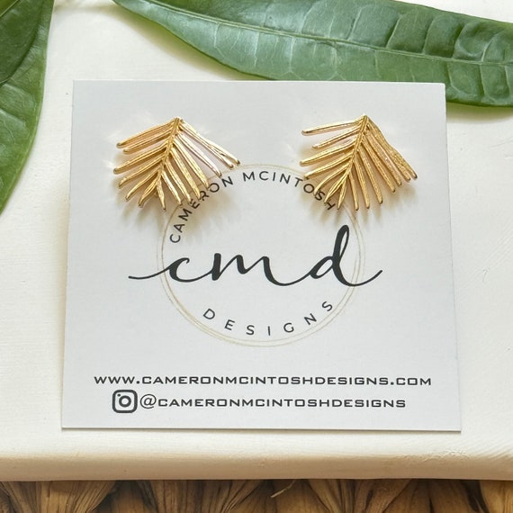 Gold Branch Studs