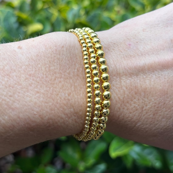 Gold Bead Bracelets