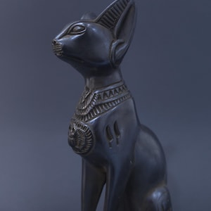 Ancient Egyptian Goddess Bastet – Ubasti Cat Egyptian Figurine, Protection Statue