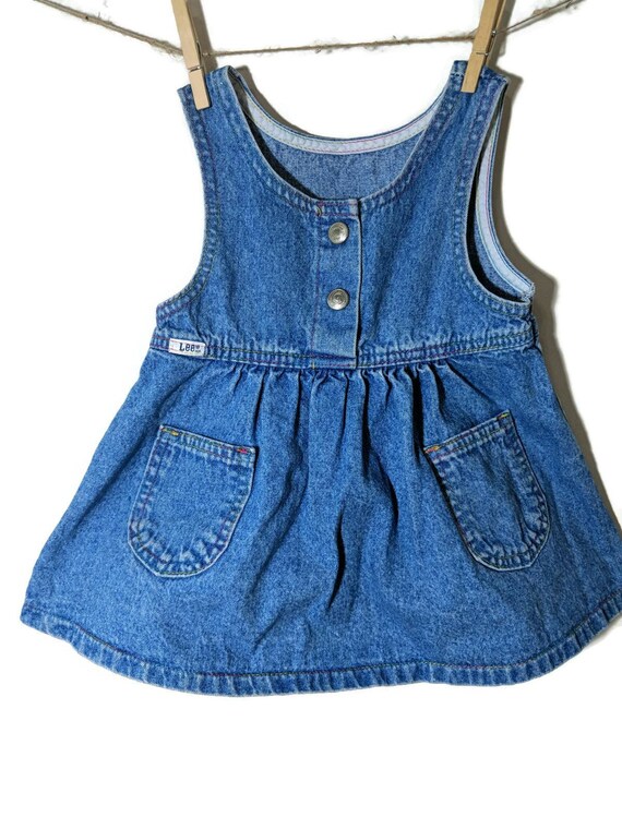 denim dress little girl