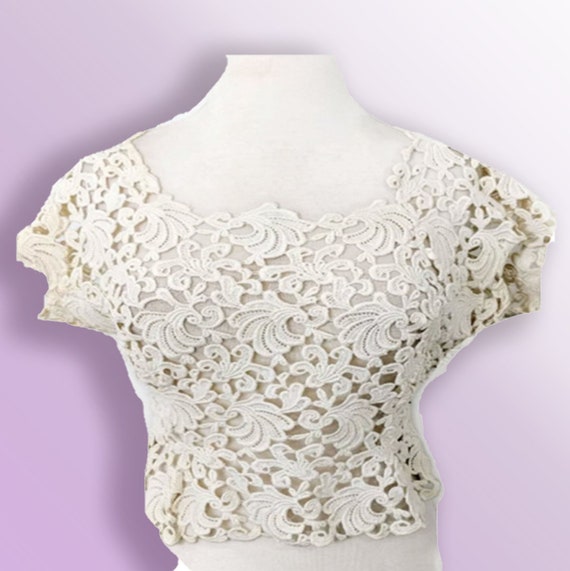 cream peplum blouse