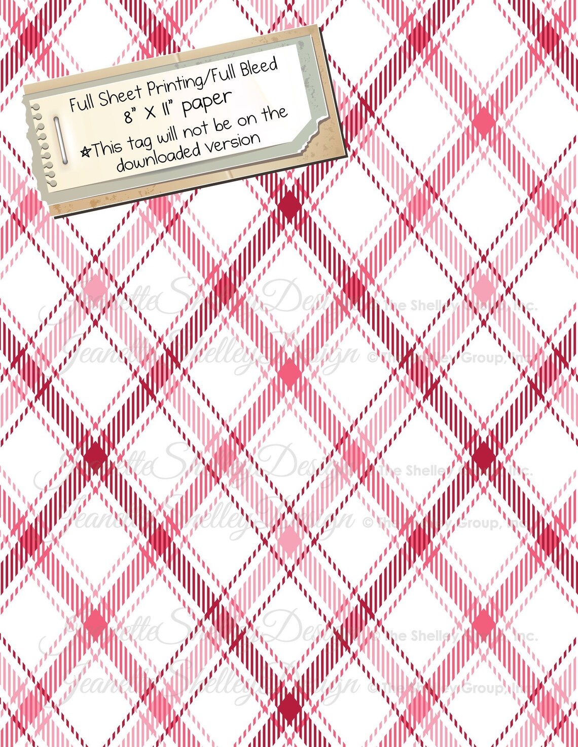 Instant Download... Printable 8.5 X 11 Full Sheet - Etsy