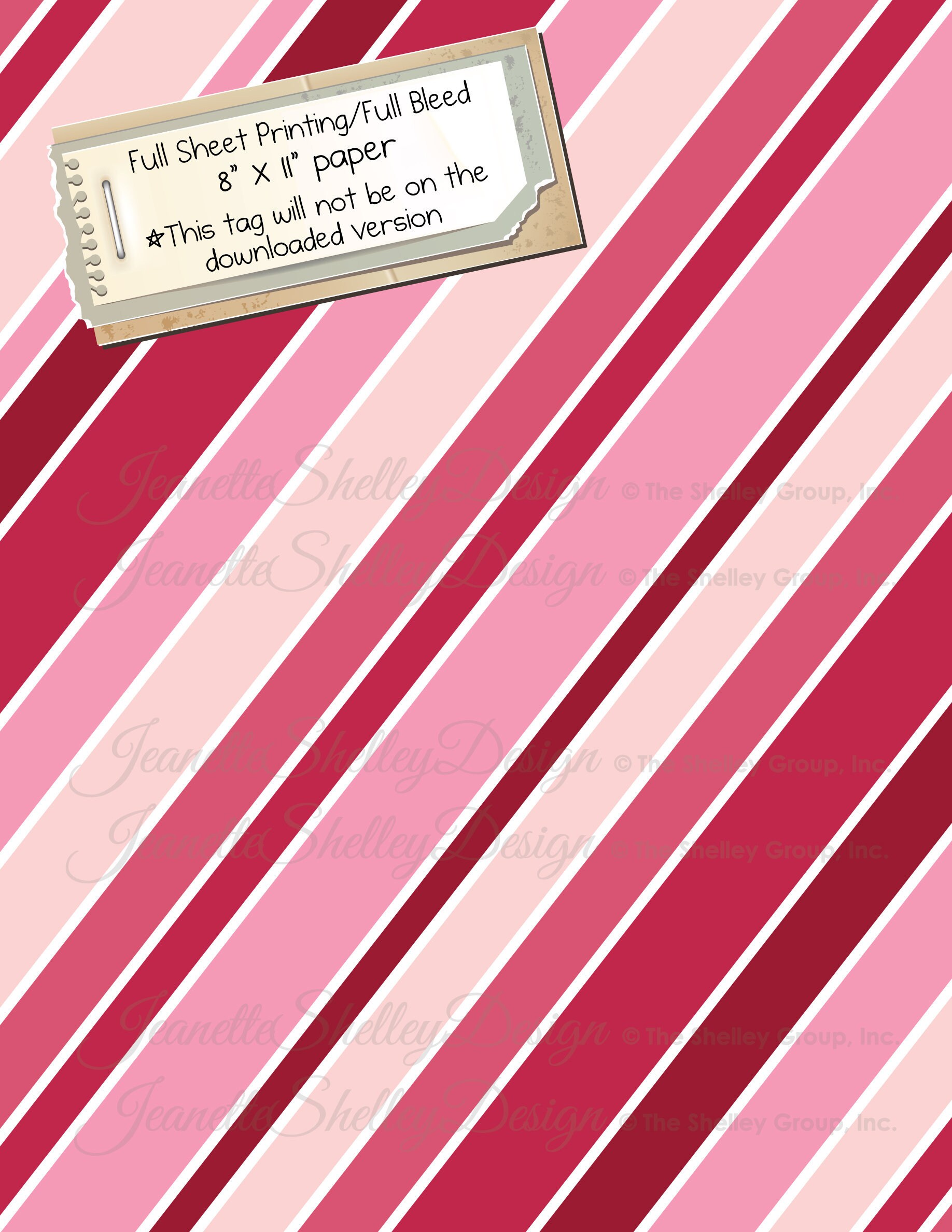 Instant download... Printable 8.5 x 11 Full Sheet | Etsy