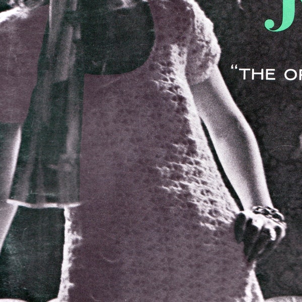 PATTERN Mod Crochet Dress Pattern 1960s Hippie Vintage PDF PATTERN