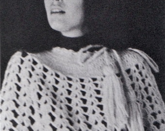 PATROON Gehaakte poncho en rokpatronen jaren 1960 Hippie Vintage PDF PATROON