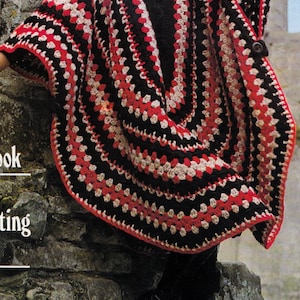 PATTERN Crochet Poncho 1970&#39;s United Kingdom Vintage PDF PATTERN
